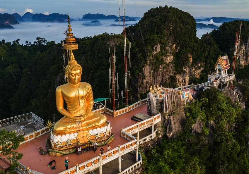 Goldener Buddha Krabi, Thailand