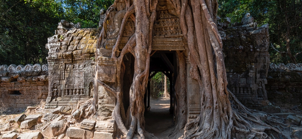 Historischer Tempel in Kambodscha