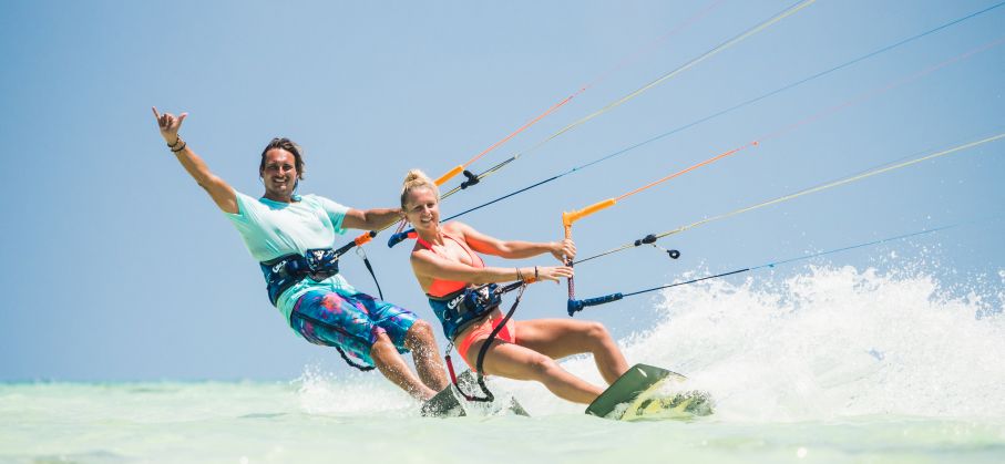 Kitesurfen im White Sand Luxury Villas & Spa