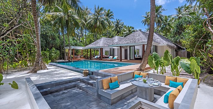 2 BR Family Beach Pool Villa - Anantara Kihavah Villas