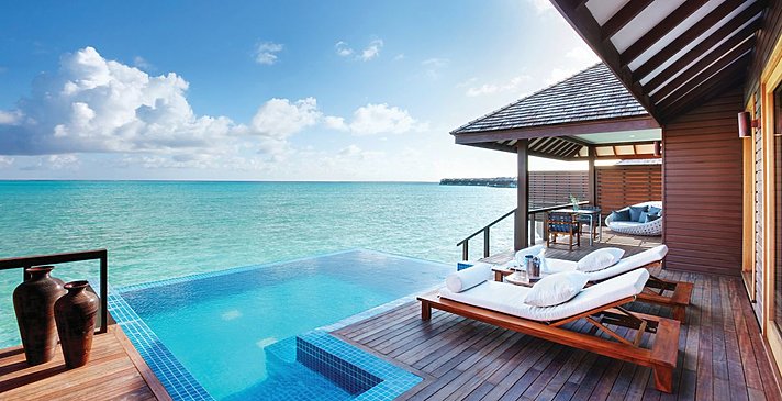 Deluxe Water Villa mit Pool - Hideaway Beach Resort & Spa