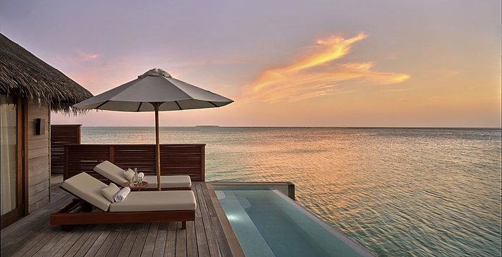 Deluxe Water Villa with Pool - Conrad Maldives Rangali Island