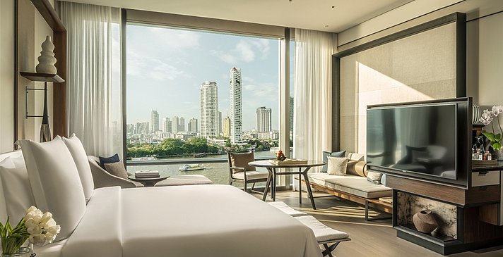 Premier River-View Room - Four Seasons Hotel Bangkok at Chao Phraya River