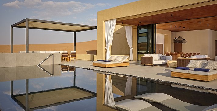 Signature Pool Villa Pooldeck - The Ritz-Carlton, Al Wadi Desert