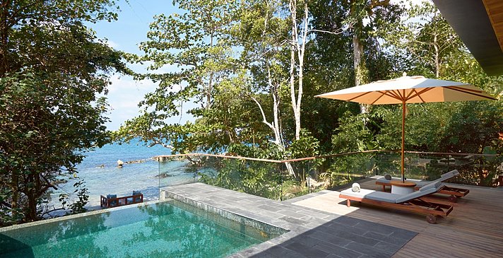 Oceafront Pool Villa Suite - Six Senses Krabey Island