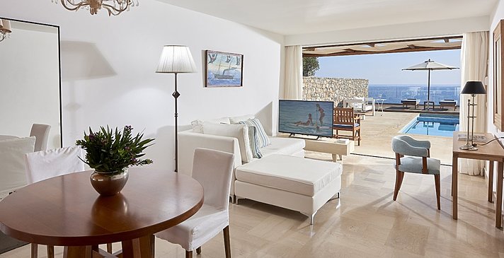 Club Suite 1 Bedroom Private Pool Seafront - St. Nicolas Bay Resort Hotel & Villas