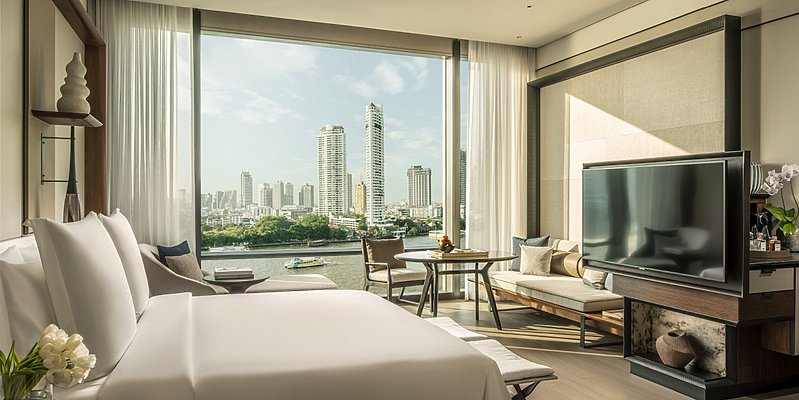 Premier River-View Room - Four Seasons Hotel Bangkok at Chao Phraya River